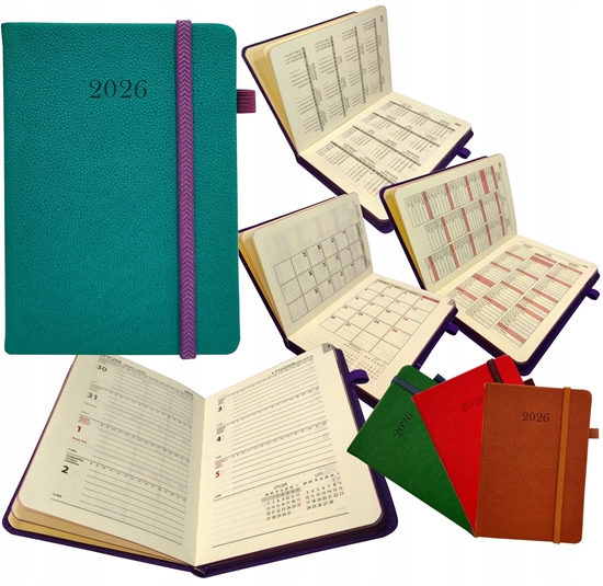 Picture of Terminarz 2026 Tygodniowy 9x14 Krokodylek MIX