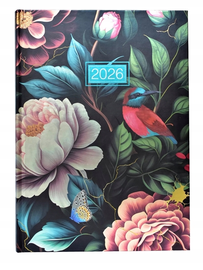 Picture of Terminarz 2026 tygodniowy A4 metalic poysk MIX