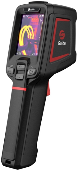 Изображение Termowizyjna kamera GuideIR USB-C, 120x90px IR, -20C do 550C, FOV 5038, LCD 2,4", Laser, 2MP, E1+
