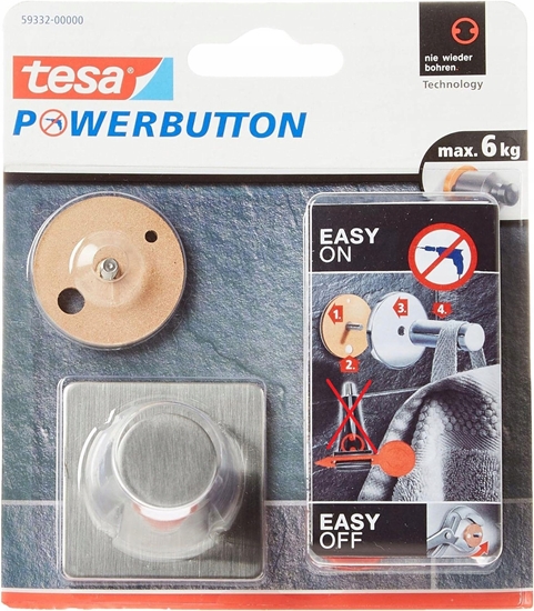 Picture of TESA 59332-00000-01 wieszak Wewntrzna Uniwersalny hak Stal nierdzewna 1 szt.