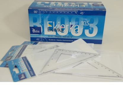 Attēls no Tetis Ekierka równoramienna 10,5 cm BL003-B