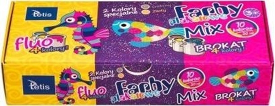 Picture of Tetis Farby plakatowe 10kol 20ml Tetis