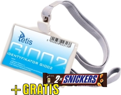 Attēls no Tetis Identyfikator na smyczy 85x35 mm