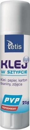 Picture of Tetis Klej w sztyfcie PVP(bezbarwny)21g (12szt) BG112-G