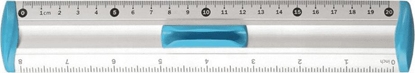 Attēls no Tetis Linijka 20cm aluminiowa niebieska TETIS, cena za 1szt.