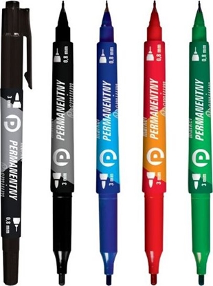 Attēls no Tetis Marker permanentny niebieski 2 okrÄge kocwki