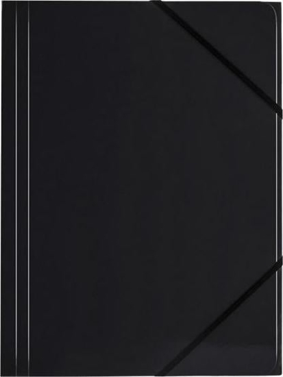 Picture of Tetis Teczka A4 kart. z gumk nar. czarna (6szt) BT600-V