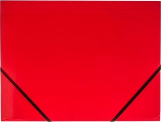 Picture of Tetis Teczka kartonowa TETIS z gumk narona A4 czerwona Tetis TARGI