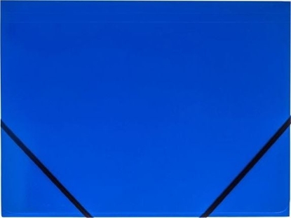 Picture of Tetis Teczka kartonowa TETIS z gumk narona A4 niebieska Tetis