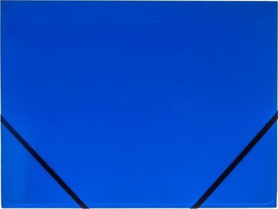 Изображение Tetis Teczka kartonowa TETIS z gumk narona A4 niebieska Tetis