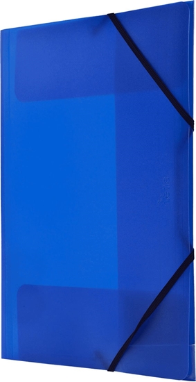 Picture of Tetis Teczka PP z gumka naron A4 niebieska