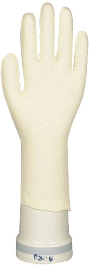 Изображение Textile glove, ABENA, 10, nature, cotton/polyester, interlock