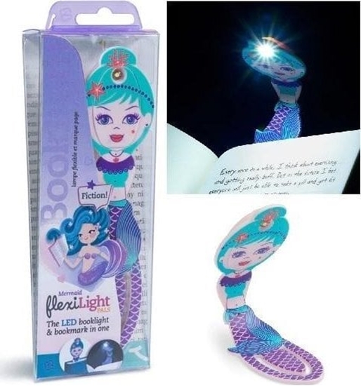 Изображение Thinking Gifts Flexilight Pals Mermaid Purple - Lampka do ksiki