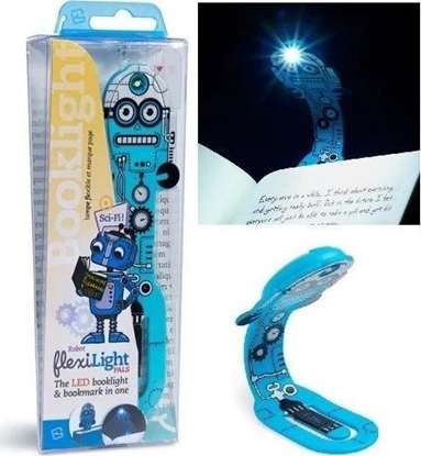 Picture of Thinking Gifts Flexilight Pals Robot Blue - Lampka do ksiki