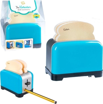 Picture of Thinking Gifts Notester niebieski przybornik na biurko toster