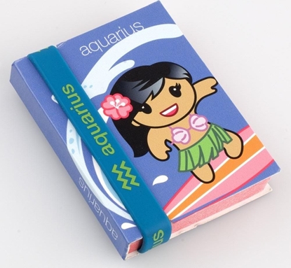 Picture of Thinking Gifts Zodiak - notatnik z opask na rk - Wodnik (335125)