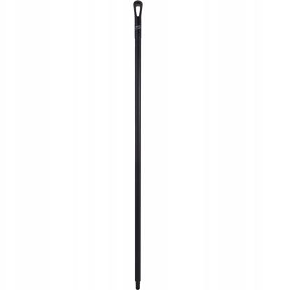 Picture of Threaded handle, Vikan, 150cm, Ø3.2cm, black, glass/PP, ultra hygienic