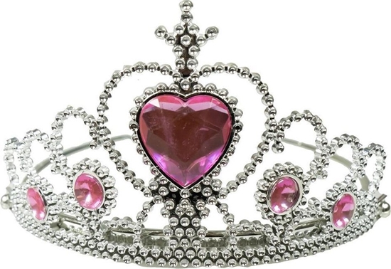 Picture of Tiara z krysztakami róowa