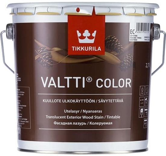 Изображение Tikkurila ANTISEPTIC VALTTI COLOR COLORLESS 2,7L