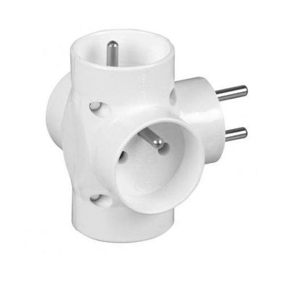 Picture of Timex Rozgaenik wtyczkowy 4x2P+Z biay R-48