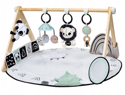 Picture of Tiny Love Gimnastyka/mata edukacyjna z drewnianym stojakiem  Décor czarno-biaa