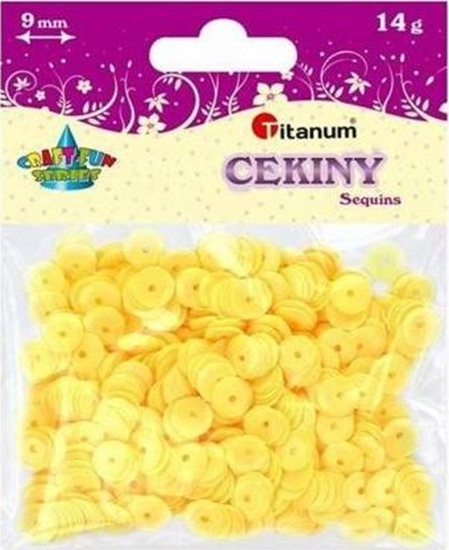 Picture of Titanum Cekiny 9mm okrge pastelowe óte