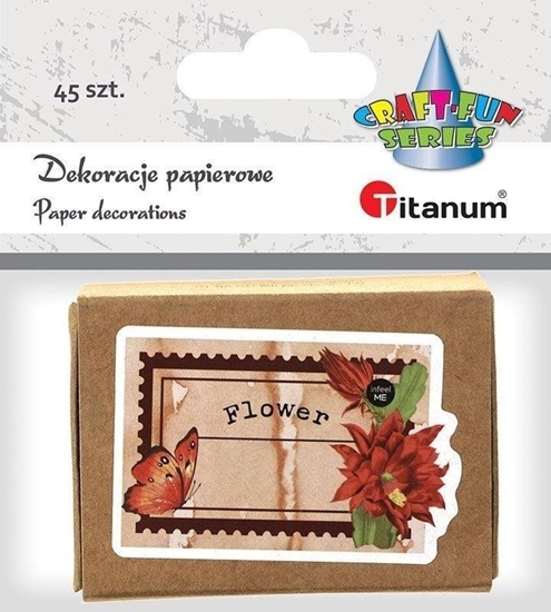 Picture of Titanum Dekoracje kartonowe notatki w pudeku 45szt