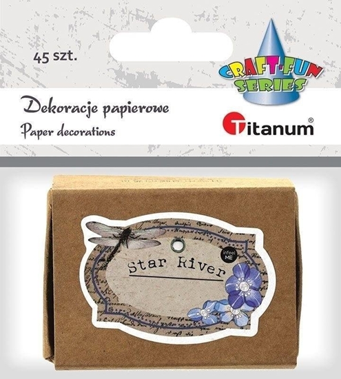 Picture of Titanum Dekoracje kartonowe notatki w pudeku 45szt