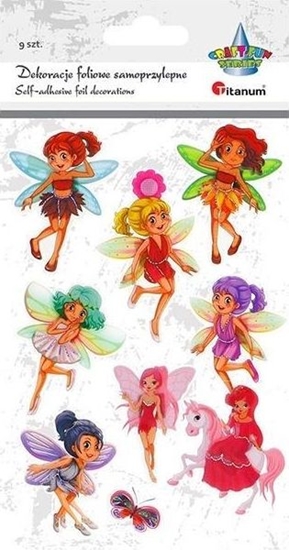 Picture of Titanum Dekoracje samoprzylepne 3D wróki, motyle 10szt