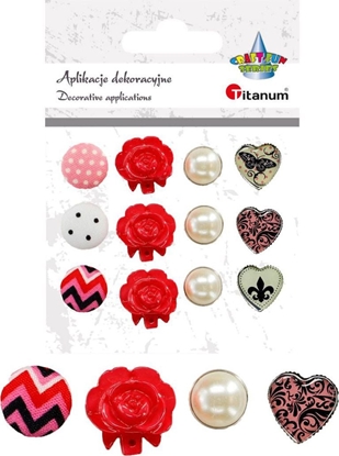 Изображение Titanum Dodatki Charm Deco scrapbooking 12szt CRAFT-FUN