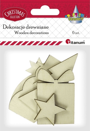 Picture of Titanum Drewniane dekoracje 6szt