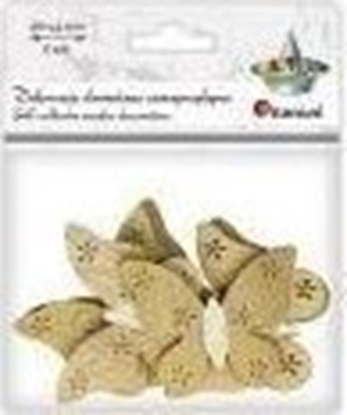 Изображение Titanum Drewniane motyle samoprzylepne 56x43mm 6szt