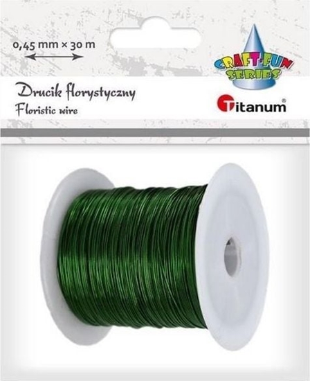 Picture of Titanum Drucik florystyczny 0,45mm x 30m zielony