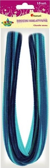 Picture of Titanum Druciki dekoracyjne niebi 15szt 50x0,6cm CRAFT-FUN