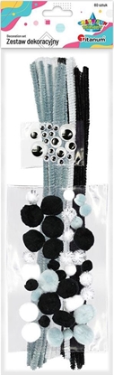 Picture of Titanum Druciki kreatywne pompony oczka 80el CRAFT-FUN