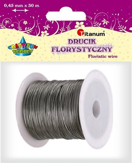 Picture of Titanum Drut dekoracyjny 30m x 0,45mm, srebrny, CRAFT-FUN