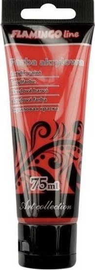 Изображение Titanum Farba akrylowa 75ml 027 czerwona