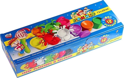 Изображение Titanum Farby plakatowe 12 kolorów