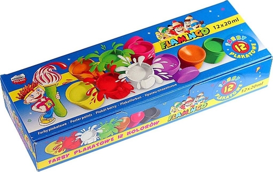 Изображение Titanum Farby plakatowe 12 kolorów