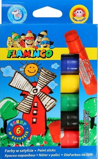 Изображение Titanum Farby w sztyfcie 6 kolorów