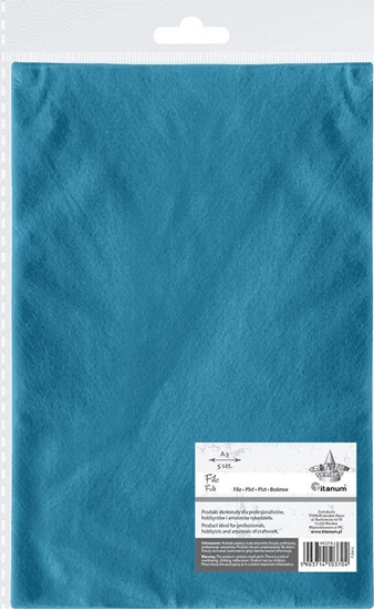 Изображение Titanum Filc A3 lazurowy 5szt