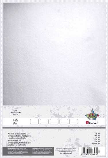 Изображение Titanum Filc A4 biay 10szt