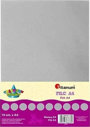 Изображение Titanum Filc A4 szary 10szt
