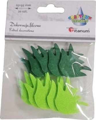 Изображение Titanum Filcowa trawa 35x25mm mix 20szt