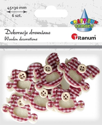 Picture of Titanum Filcowe koniki na biegunach 3D 6szt