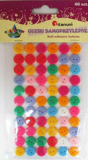 Picture of Titanum Guziki samoprzylepne 66 sztuk. 338606
