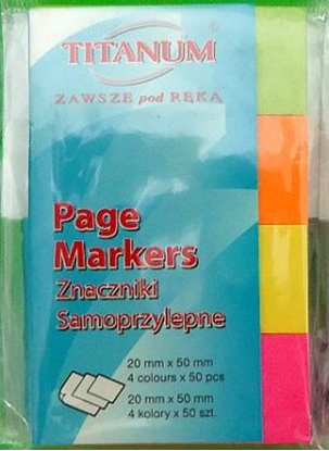 Picture of Titanum Idex fluo 4 kolory 20x50 mm