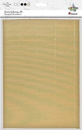 Picture of Titanum Karton karbowany A4 5 kolorów metalizowanych mix