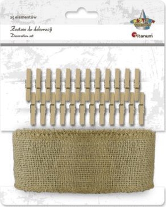 Picture of Titanum Klamerki drewniane 24szt