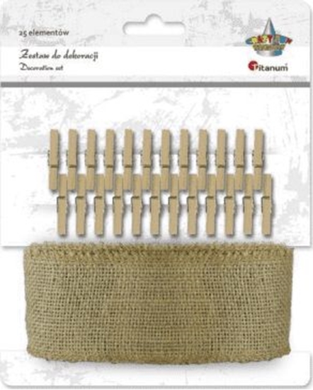 Picture of Titanum Klamerki drewniane 24szt